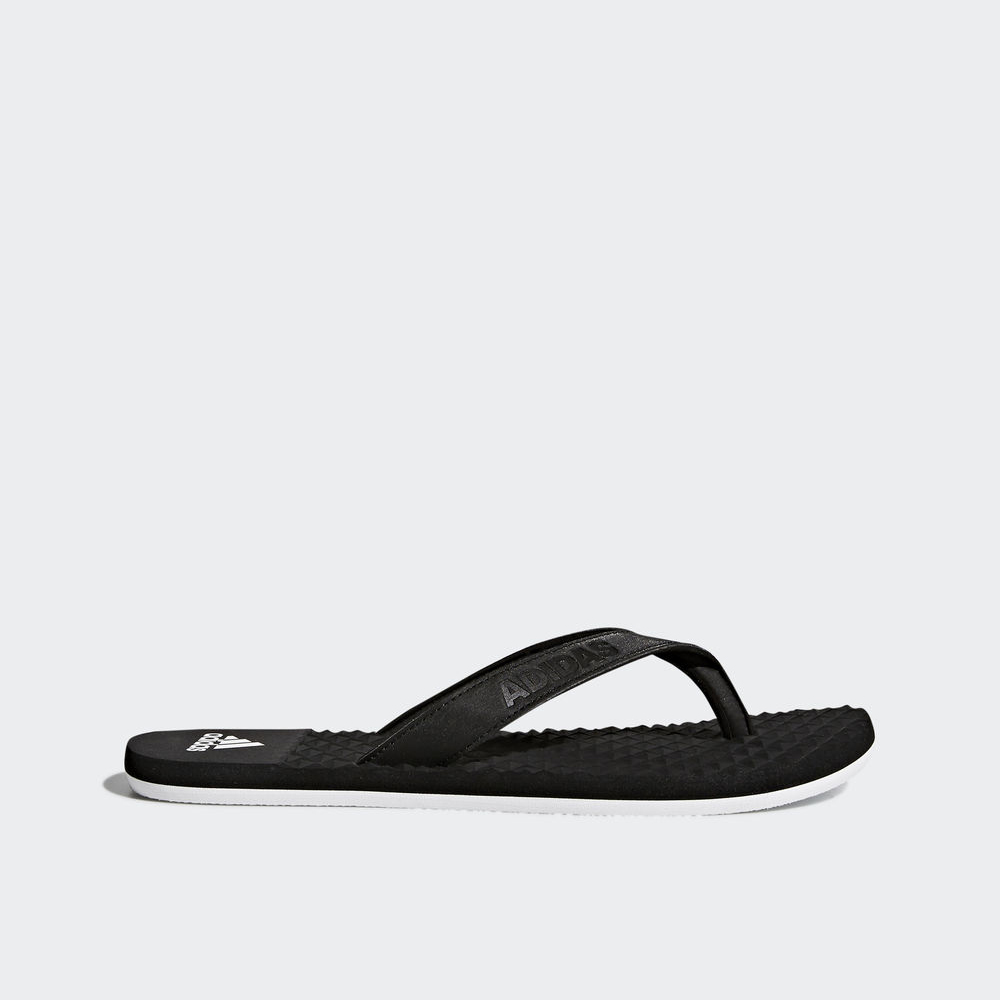 Adidas Eezay Soft Thong - σαγιοναρες ανδρικα - Μαυρα/Ασπρα,Μέγεθος: EU 36 – 54 2/3 (960AFUXI)